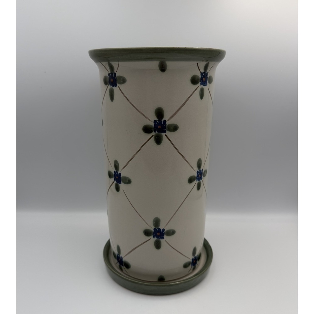 Louisville Stoneware Wine Cooler & Saucer in French Country